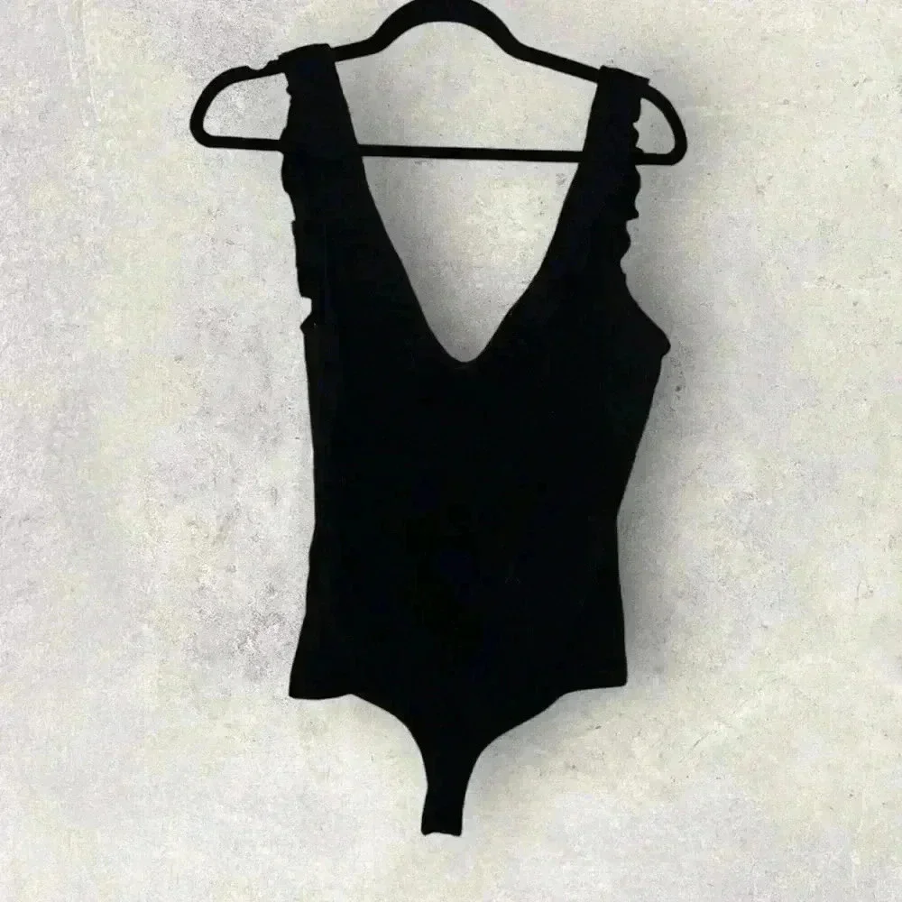 Nwt free‎ people ruffle bodysuit